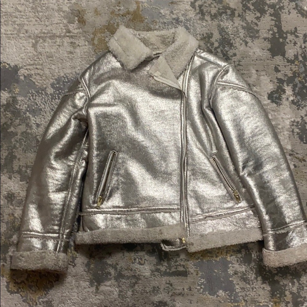 Gap metallic coat!